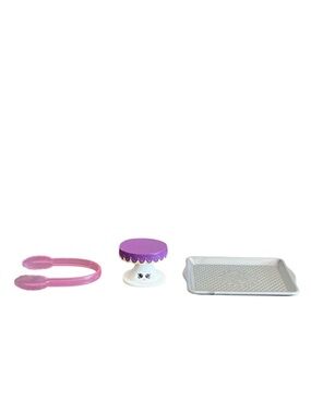 Shopkins Pretty Cake Stand Food Fair Cupcake Collection 3 Pc Season 3 Moose Toys